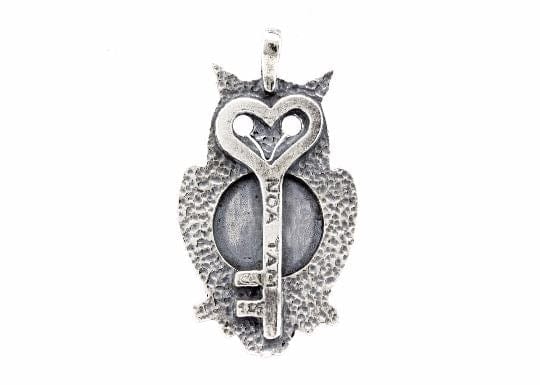 Owl necklace with A Bird Medallion symbol for freedom and wisdom Pendant 