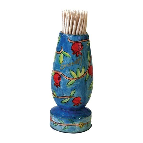 Painted Toothpick Stand - Oriental 
