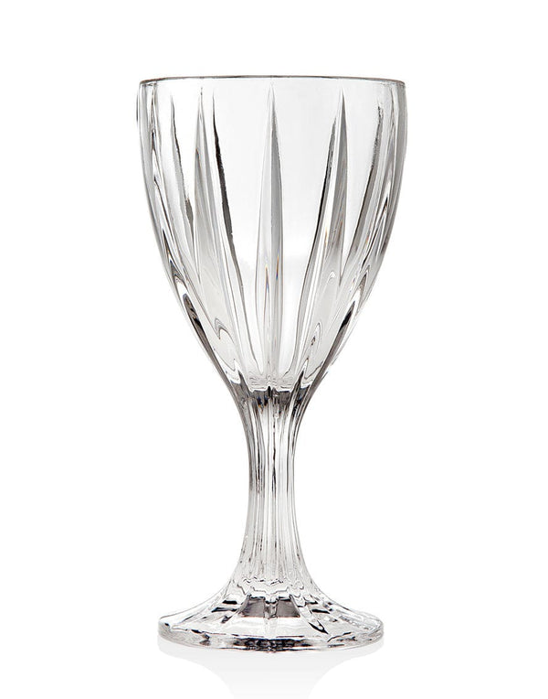 Parallels Set/4 10oz Goblets PARALLELS SET/4 10oz GOBLETS 