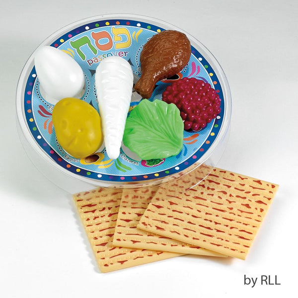 Passover Deluxe Play Seder Set, Plastic, 10 Pcs, Gift Box PASSOVER, Pesach 