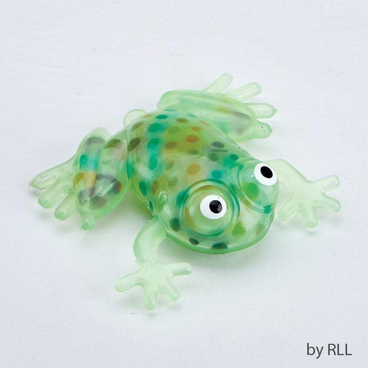 Passover Squish Frog Filled W/ Colored Gel Beads,3",polybg,12/dis PASSOVER, Pesach 