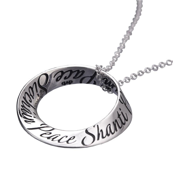 Peace in Fourteen Languages Necklace 