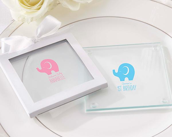Personalized Glass Coaster - Beach Tides (Set of 12) Personalized Glass Coaster - Little Peanut (Set of 12) 