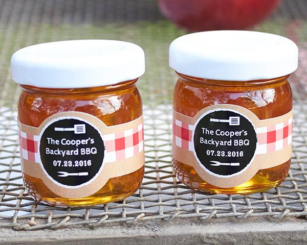 Personalized Honey Jar - BBQ (Set of 12) Personalized Honey Jar - BBQ (Set of 12) 