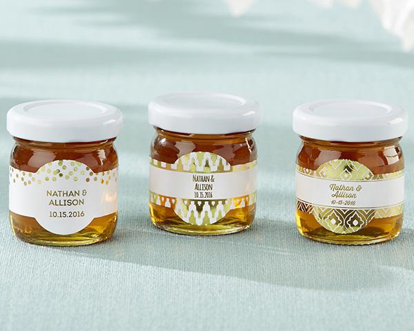 Personalized Honey Jar - BBQ (Set of 12) Personalized Honey Jar - Gold Foil (Set of 12) 