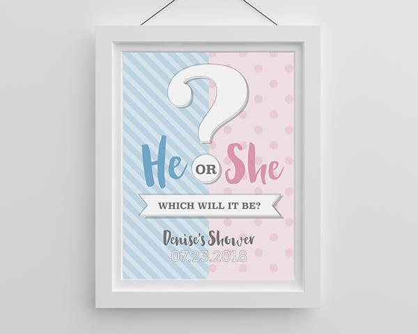 Personalized Poster (18x24) - Gender Reveal Personalized Poster (18x24) - Gender Reveal 
