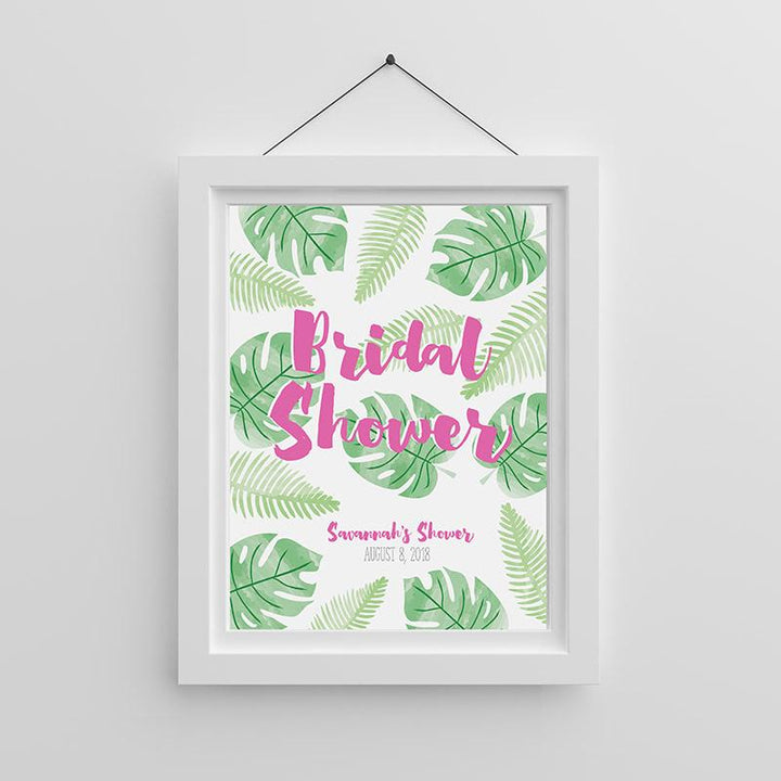 Personalized Poster (18x24) - Pineapples & Palms Personalized Poster (18x24) - Pineapples & Palms 