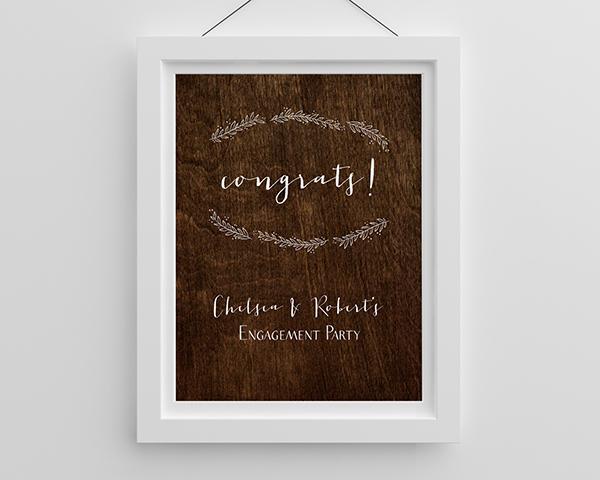 Personalized Poster (18x24) - Rustic Personalized Poster (18x24) - Rustic 