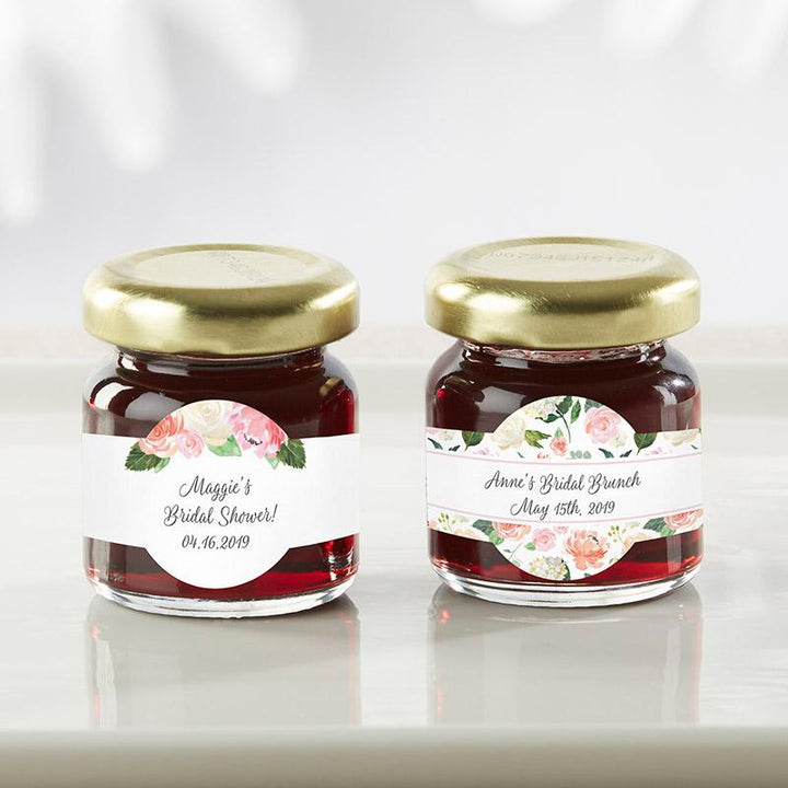 Personalized Strawberry Jam (Set of 12) - Wedding Personalized Strawberry Jam - Bridal Brunch (Set of 12) 