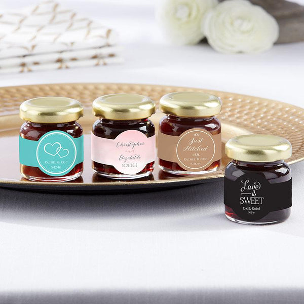 Personalized Strawberry Jam (Set of 12) - Wedding Personalized Strawberry Jam (Set of 12) - Wedding 