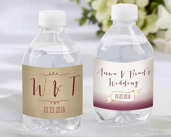 Personalized Vineyard Water Bottle Labels Personalized Vineyard Water Bottle Labels 