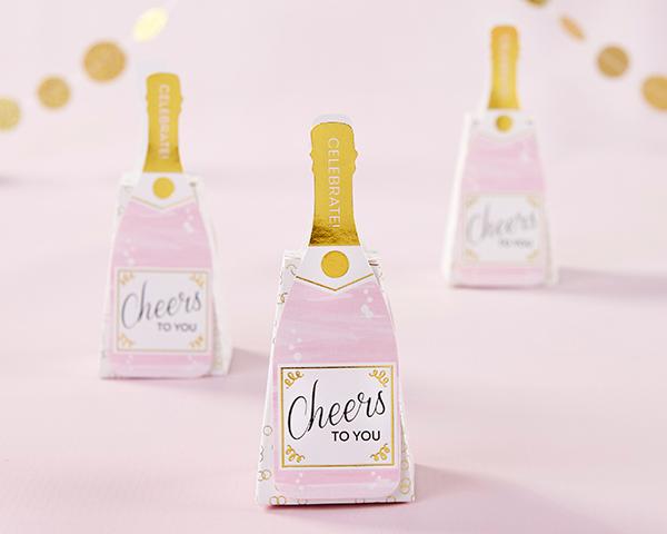 Pink Champagne Favor Box (Set of 12) Pink Champagne Favor Box (Set of 12) 