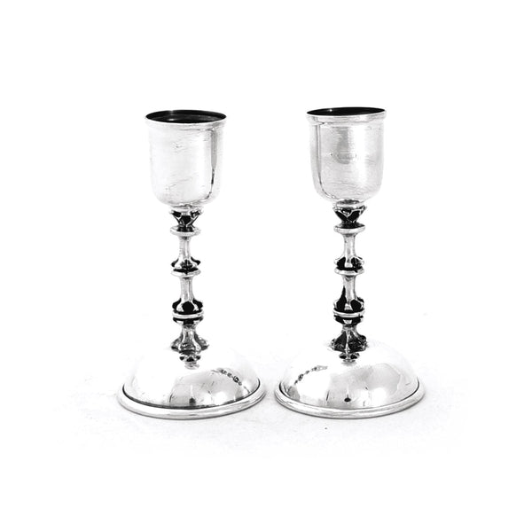 Pipe & wheels Candlesticks Shabbat 