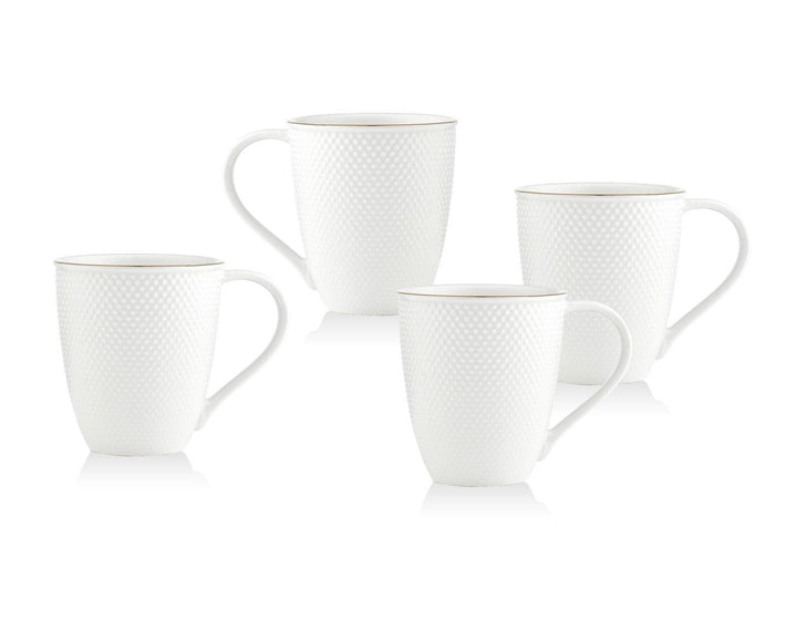 Pique Gold 16pc Set PIQUE GOLD S/4 MUGS 