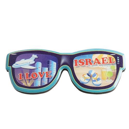 Plastic Magnet 4*10 Cm- I Love Israel 5153 
