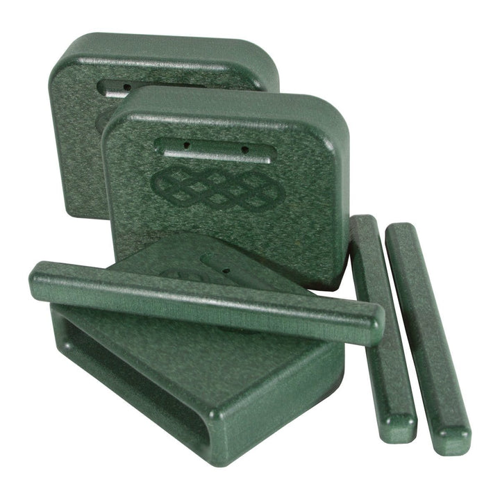 PlayMore Design Eco Tone Blocks with Strikers (Set of 3) - Green Playmore Design 