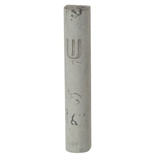 Polyresin "cement" Mezuzah 12 Cm, Light Gray Mezuzahs, Mezuzah, Jewish Door Post Scroll 
