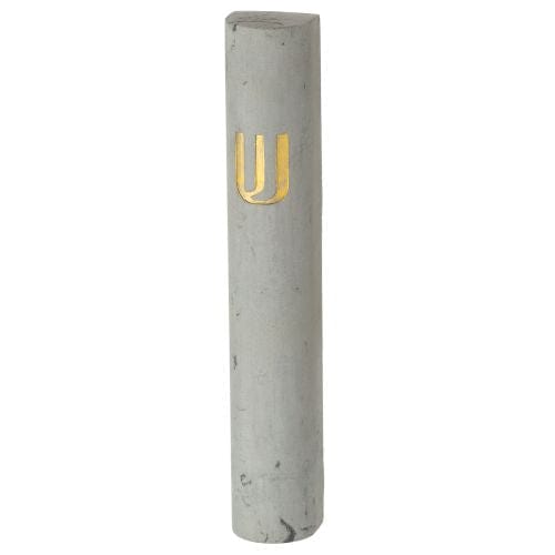 Polyresin "cement" Mezuzah 12 Cm, Light Gray Mezuzahs, Mezuzah, Jewish Door Post Scroll 
