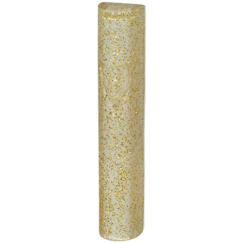 Polyresin Mezuzah 15 Cm- Gold Glitter Mezuzahs, Mezuzah, Jewish Door Post Scroll 