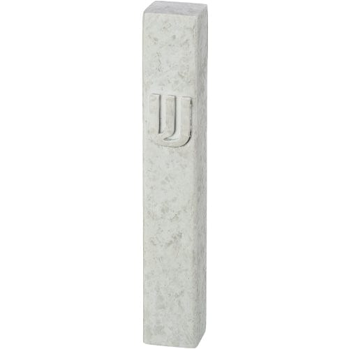 Polyresin Stone- Like Mezuzah 12 Cm Mezuzahs, Mezuzah, Jewish Door Post Scroll 