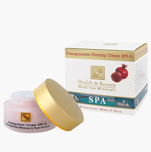 Pomegranate Firming Face And Neck Cream With Dead Sea Minerals Spf 15 