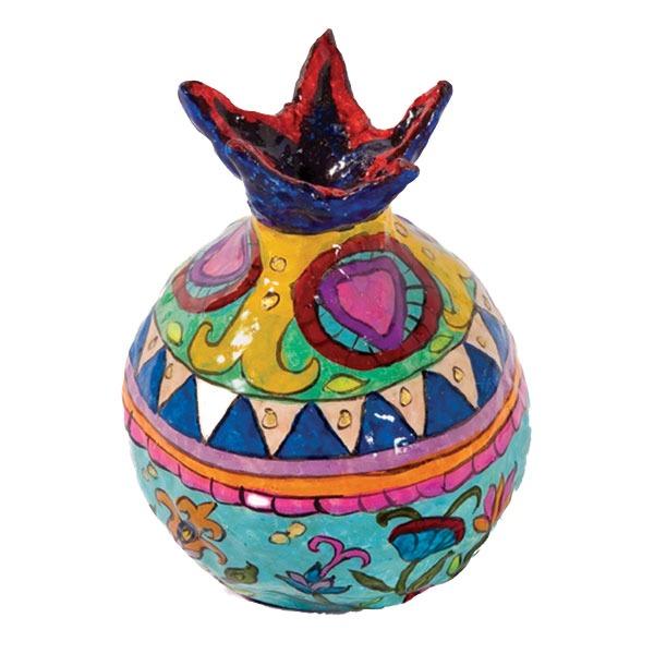 Pomegranate - Paper Mache - Large - Oriental 