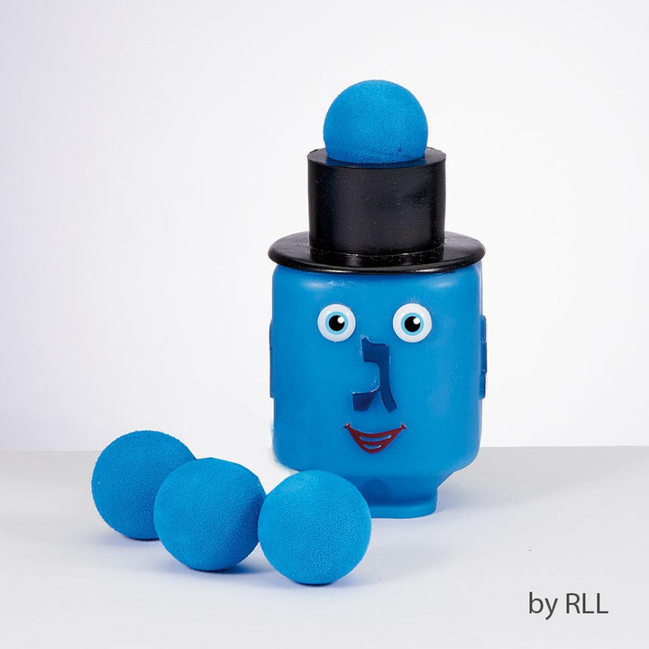 Popping Dreidel™ , Includes 4 Balls, Color Box Chanuka 