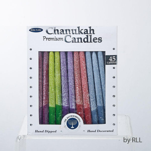 Prem.chan.cndls, Hand Craft, Frost Rustic Colors, 45/gift Box Chanuka 