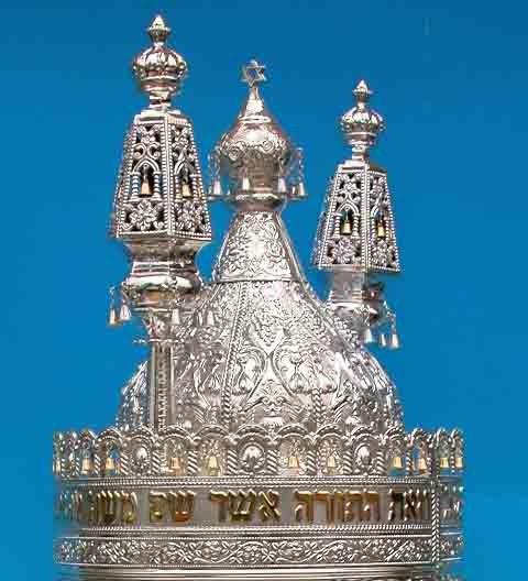 Premium All Sterling Silver Sephardic Torah Cases 