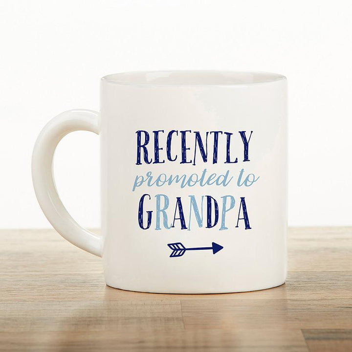 Promoted To Grandpa 16 oz. Mug Promoted To Grandpa 16 oz. White Coffee Mug 