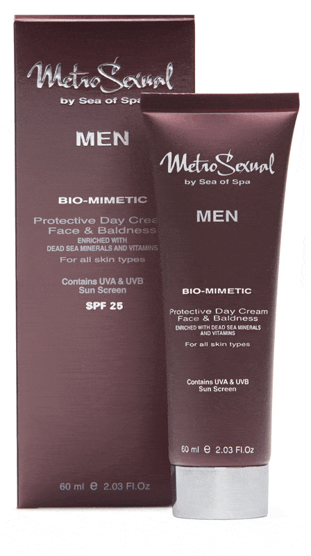 Protective Day Cream - Face & Baldness For Men Enriched With Dead Sea Minerals 