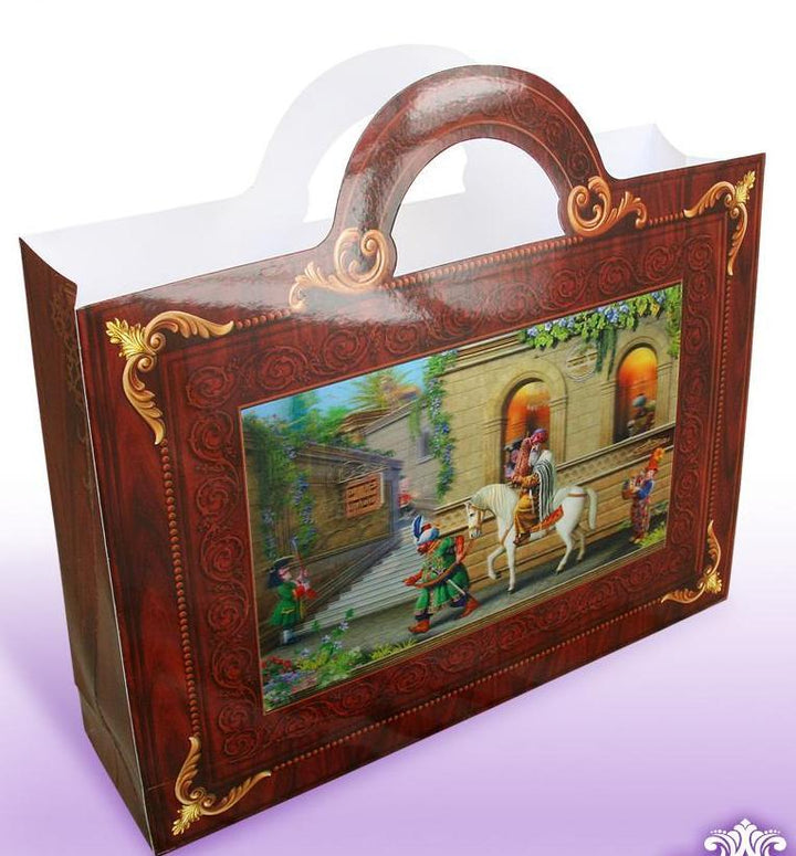 Purim Boxes - 17 Deluxe Designs Mishloach Manot 3D Case 36 x 26 x 8 cm 