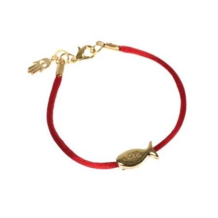 Red Strand Gold Bracelet 