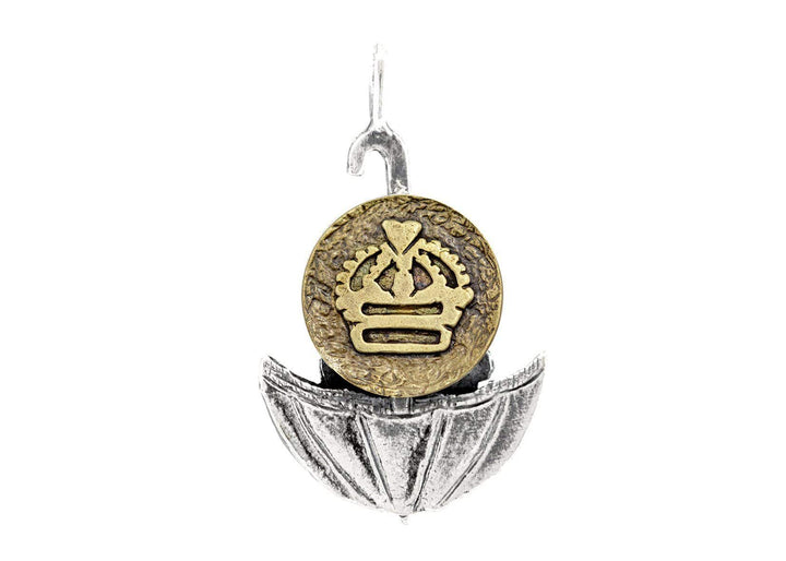 Regal Crown Medallion of Israel Necklace Pendant 