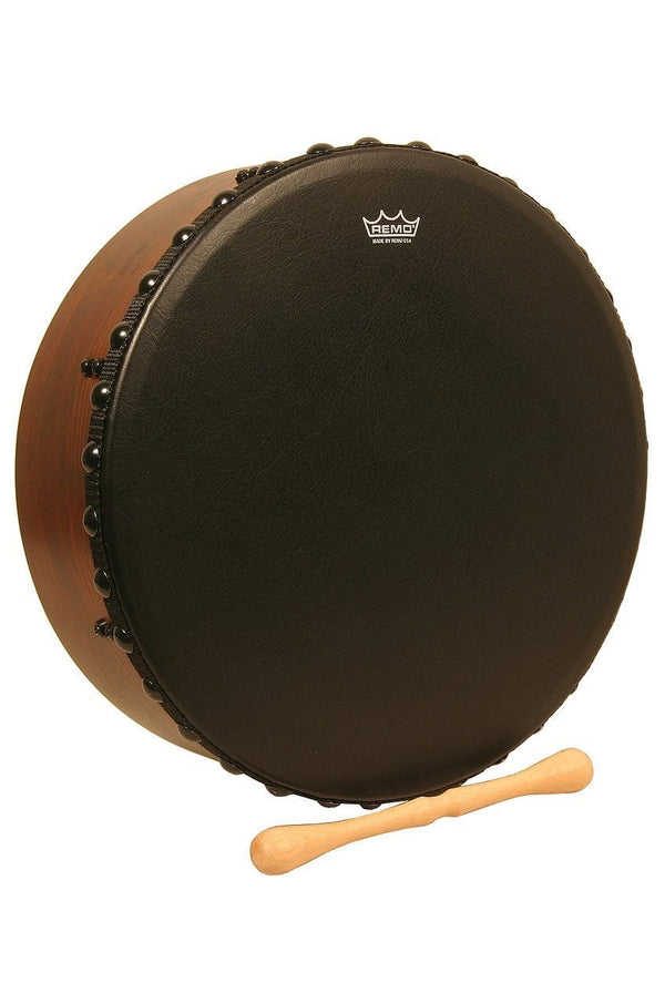 Remo Irish Bodhran w/ Acousticon Shell and Bahia Bass Head, 14"x4.5" Bodhrans by Remo 