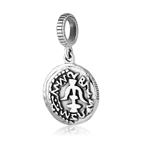 Replica Widows Mite Hanging Charm Pendant 925 Silver Crafted Jerusalem Jewelry Jewish Jewelry 