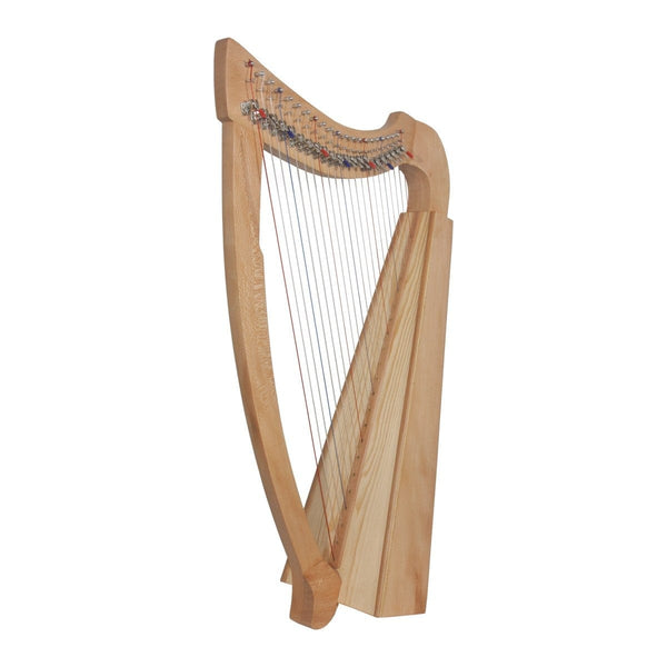 Roosebeck 22-String Lacewood Harp Chelby Levers Natural Celtic Style Harp 