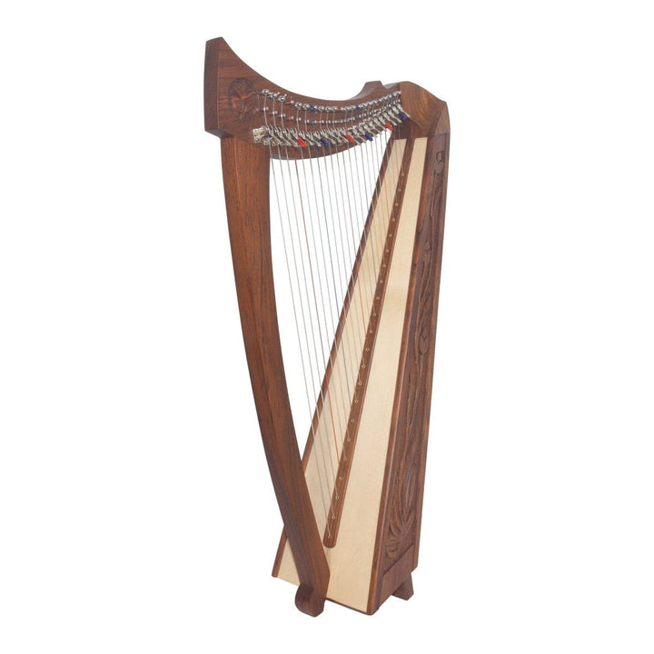 Roosebeck Balladeer Harp 22-String Chelby Levers Sheesham Celtic Style Harp 