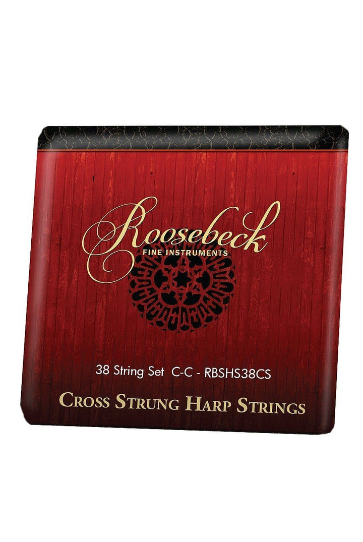 Roosebeck Cross Strung Harp 38-String Set Harp Strings 