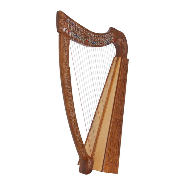 Roosebeck Heather Harp 22-String Chelby Levers Knotwork Celtic Style Harp 