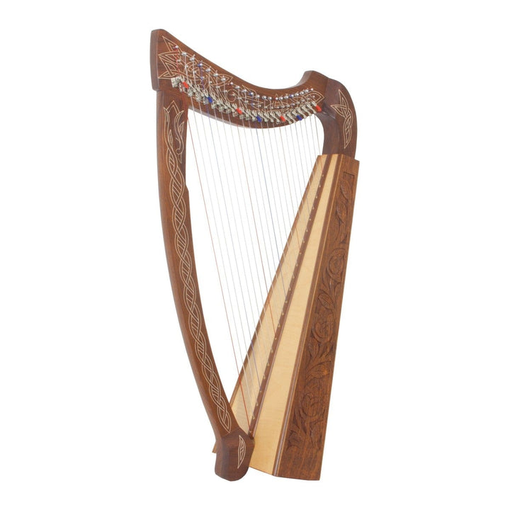 Roosebeck Heather Harp 22-String Chelby Levers, Sheesham Thistle Celtic Style Harp 