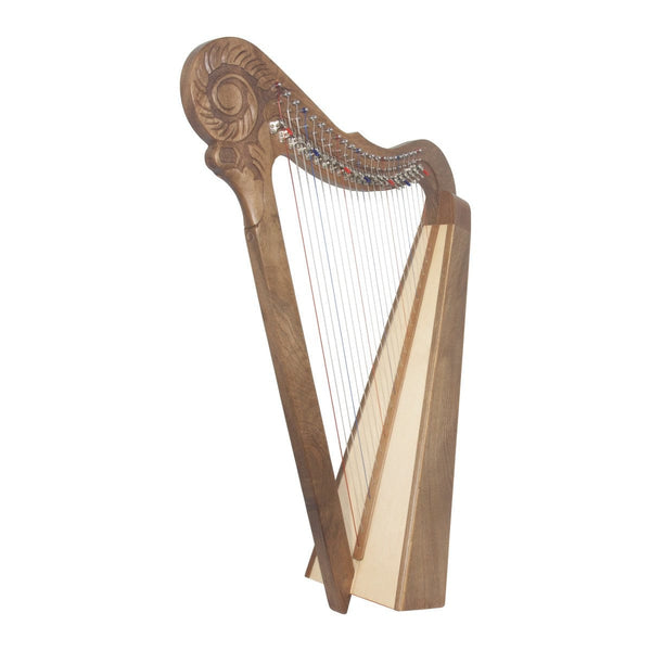 Roosebeck Parisian Harp 22-String Chelby Levers, Walnut Parisian Harp 