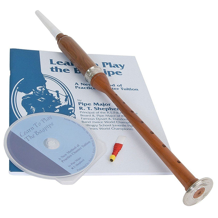 Roosebeck Satinwood Practice Chanter w/ Book and CD Bagpipe Practice Chanter 