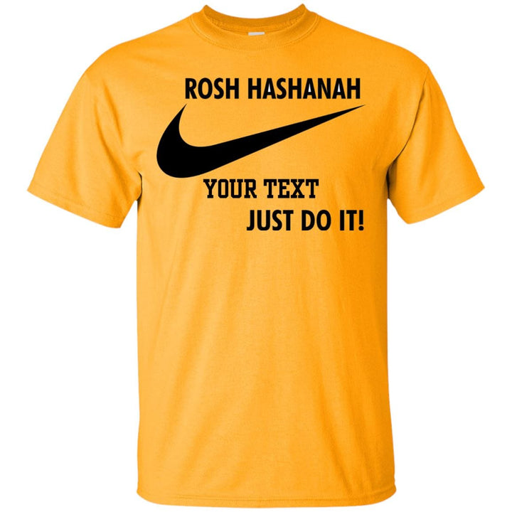 Rosh Hashanah Personalized Nike Ultra Cotton T-Shirts T-Shirts Gold S 