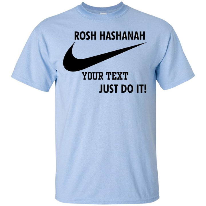 Rosh Hashanah Personalized Nike Ultra Cotton T-Shirts T-Shirts Light Blue S 