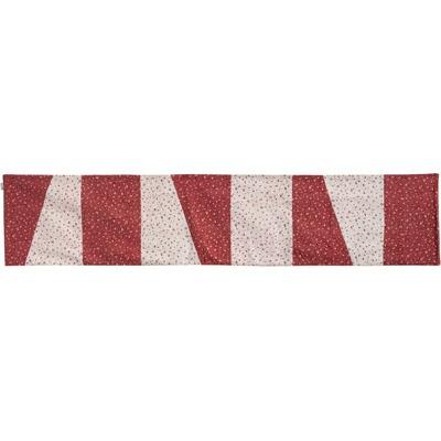 Runner 200 cm red/white 