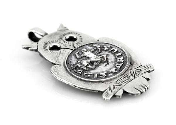 Sagittarius Astrology Medallion Zodiac Necklace Pendant 