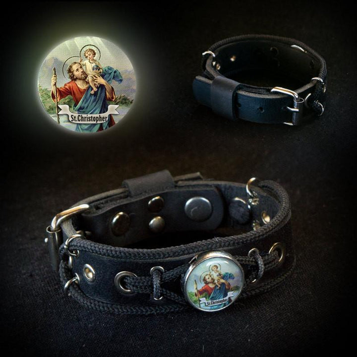 Saint Christopher Bracelet, St. Christopher Jewelry Wristband For Her 
