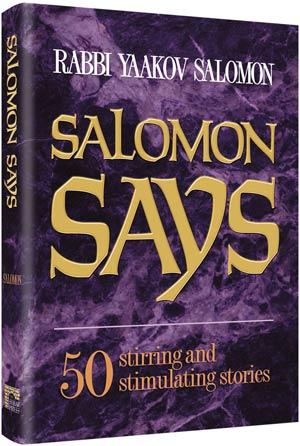 Salomon says (h/c) Jewish Books SALOMON SAYS (H/C) 