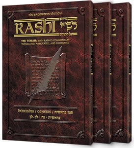 Sapirstein rashi personal size bamidbar set Jewish Books 